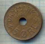 6409 MONEDA - DANEMARCA (DANMARK) - 5 ORE - ANUL 1938 -starea care se vede, Europa