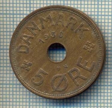 6409 MONEDA - DANEMARCA (DANMARK) - 5 ORE - ANUL 1938 -starea care se vede