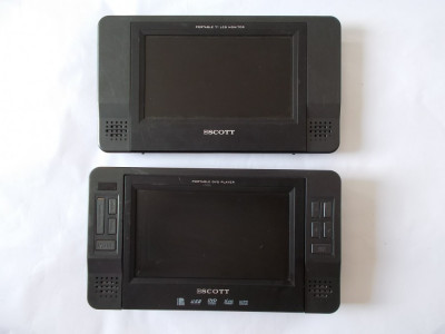 PORTABLE DVD PLAYER SCOTT 7 INCHI , DVD/USB/SDCARD/MP3 /XVID/MPEG4.FUNCTIONEAZA foto