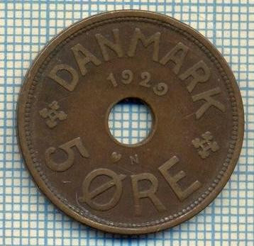 6371 MONEDA - DANEMARCA (DANMARK) - 5 ORE - ANUL 1929 -starea care se vede foto