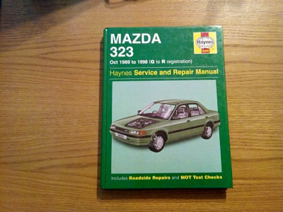 MAZDA 323 - Haynes Service and Repair Manual - oct 1989 to 1998 - 2003 foto