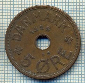 6380 MONEDA - DANEMARCA (DANMARK) - 5 ORE - ANUL 1929 -starea care se vede foto