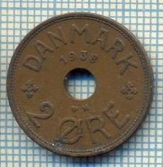 6395 MONEDA - DANEMARCA (DANMARK) - 2 ORE - ANUL 1938 -starea care se vede