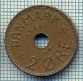 6403 MONEDA - DANEMARCA (DANMARK) - 2 ORE - ANUL 1938 -starea care se vede foto