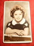 Ilustrata- Personalitati - Actrita -Copil Shirley Temple , color, Necirculata, Printata