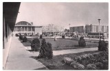 % carte postala (ilustrata)-CONSTANTA-Vedere din Piata Garii, Circulata, Fotografie