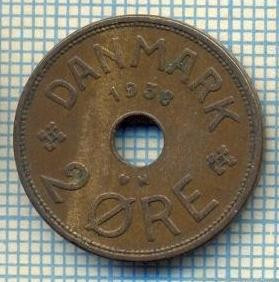 6387 MONEDA - DANEMARCA (DANMARK) - 2 ORE - ANUL 1938 -starea care se vede foto