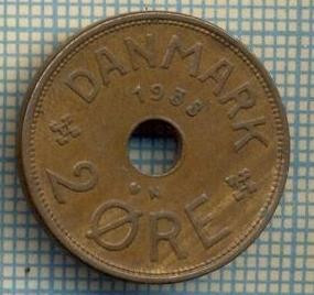 6401 MONEDA - DANEMARCA (DANMARK) - 2 ORE - ANUL 1938 -starea care se vede foto