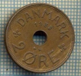 6401 MONEDA - DANEMARCA (DANMARK) - 2 ORE - ANUL 1938 -starea care se vede