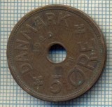 6373 MONEDA - DANEMARCA (DANMARK) - 5 ORE - ANUL 1929 -starea care se vede, Europa