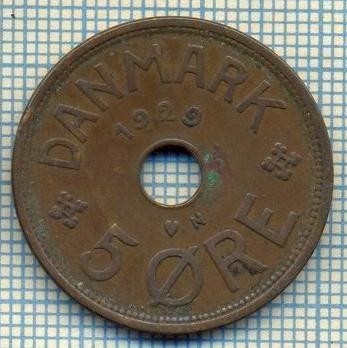 6376 MONEDA - DANEMARCA (DANMARK) - 5 ORE - ANUL 1929 -starea care se vede foto