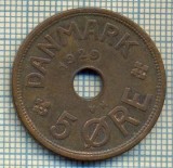 6365 MONEDA - DANEMARCA (DANMARK) - 5 ORE - ANUL 1929 -starea care se vede, Europa