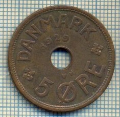 6365 MONEDA - DANEMARCA (DANMARK) - 5 ORE - ANUL 1929 -starea care se vede
