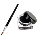 Cumpara ieftin Eyeliner / Eye Liner Rezistent la Apa , Gel Negru + Pensule