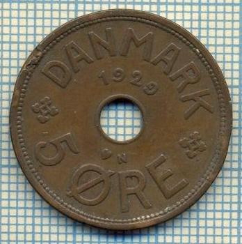 6370 MONEDA - DANEMARCA (DANMARK) - 5 ORE - ANUL 1929 -starea care se vede foto