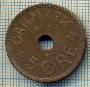 6367 MONEDA - DANEMARCA (DANMARK) - 5 ORE - ANUL 1929 -starea care se vede foto