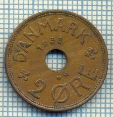 6383 MONEDA - DANEMARCA (DANMARK) - 2 ORE - ANUL 1938 -starea care se vede