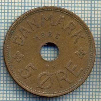 6407 MONEDA - DANEMARCA (DANMARK) - 5 ORE - ANUL 1938 -starea care se vede foto