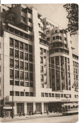 CPI (B5396) CARTE POSTALA - BUCURESTI. HOTEL AMBASADOR, CIRCULATA 1959 foto