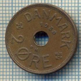 6436 MONEDA - DANEMARCA (DANMARK) - 2 ORE - ANUL 1939 -starea care se vede