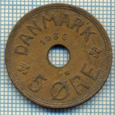 6412 MONEDA - DANEMARCA (DANMARK) - 5 ORE - ANUL 1938 -starea care se vede