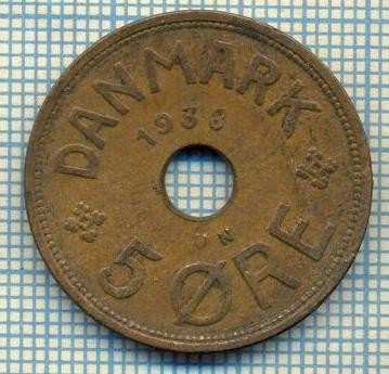 6412 MONEDA - DANEMARCA (DANMARK) - 5 ORE - ANUL 1938 -starea care se vede