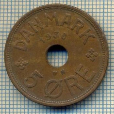 6416 MONEDA - DANEMARCA (DANMARK) - 5 ORE - ANUL 1938 -starea care se vede