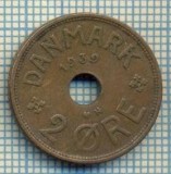 6450 MONEDA - DANEMARCA (DANMARK) - 2 ORE - ANUL 1939 -starea care se vede, Europa