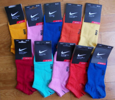 Ciorapi dama Nike diferite culori,10 perechi intr un pachet/oferta foto