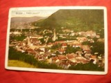 Ilustrata Brasov - Vedere Generala 1931 , color, Circulata, Printata