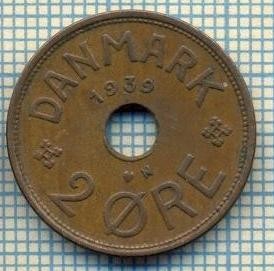 6431 MONEDA - DANEMARCA (DANMARK) - 2 ORE - ANUL 1939 -starea care se vede foto