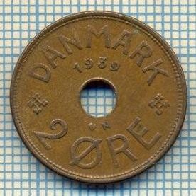 6439 MONEDA - DANEMARCA (DANMARK) - 2 ORE - ANUL 1939 -starea care se vede foto