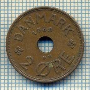 6438 MONEDA - DANEMARCA (DANMARK) - 2 ORE - ANUL 1939 -starea care se vede
