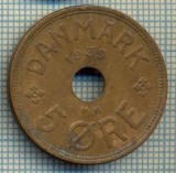 6464 MONEDA - DANEMARCA (DANMARK) - 5 ORE - ANUL 1939 -starea care se vede, Europa