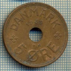 6464 MONEDA - DANEMARCA (DANMARK) - 5 ORE - ANUL 1939 -starea care se vede