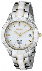 Seiko Women&amp;#039;s SNE880 Diamond-Accented Ceramic and | 100% original, import SUA, 10 zile lucratoare af22508 foto