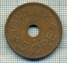 6423 MONEDA - DANEMARCA (DANMARK) - 5 ORE - ANUL 1938 -starea care se vede