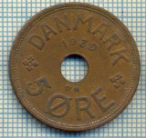6457 MONEDA - DANEMARCA (DANMARK) - 5 ORE - ANUL 1939 -starea care se vede, Europa