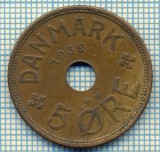 6467 MONEDA - DANEMARCA (DANMARK) - 5 ORE - ANUL 1939 -starea care se vede, Europa