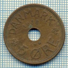 6411 MONEDA - DANEMARCA (DANMARK) - 5 ORE - ANUL 1938 -starea care se vede