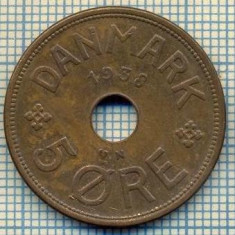 6417 MONEDA - DANEMARCA (DANMARK) - 5 ORE - ANUL 1938 -starea care se vede
