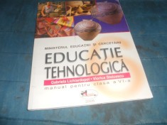 MANUAL EDUCATIE TEHNOLOGICA CLASA VI foto
