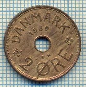6449 MONEDA - DANEMARCA (DANMARK) - 2 ORE - ANUL 1939 -starea care se vede