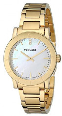 Versace Women&amp;#039;s VQA050000 Acron Diamond-Accented Gold-Plated | 100% original, import SUA, 10 zile lucratoare af22508 foto