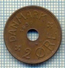 6454 MONEDA - DANEMARCA (DANMARK) - 2 ORE - ANUL 1939 -starea care se vede