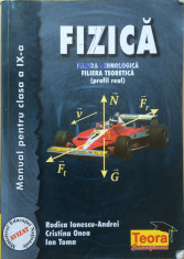 FIZICA MANUAL PENTRU CLASA A IX-A - Rodica Ionescu Andrei foto