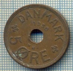 6465 MONEDA - DANEMARCA (DANMARK) - 5 ORE - ANUL 1939 -starea care se vede