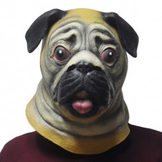 Masca animal latex catel Pug caine Shar Pei petrecere Halloween cosplay +CADOU! foto