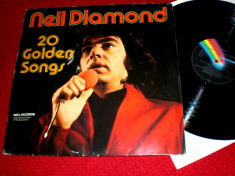 Neil Diamond - 20 Golden Songs (1975, MCA) Disc vinil LP original foto