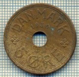 6485 MONEDA - DANEMARCA (DANMARK) - 5 ORE - ANUL 1939 -starea care se vede, Europa
